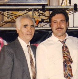 My Dad Lermont Moukoian & my brother Harutiun Moukoian in Pasadena, California in 1993
